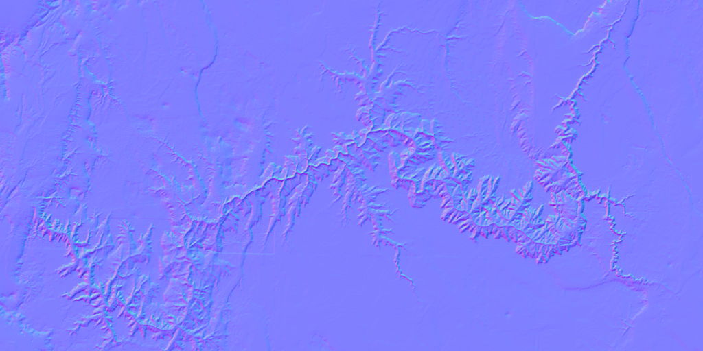 Grand Canyon normal map