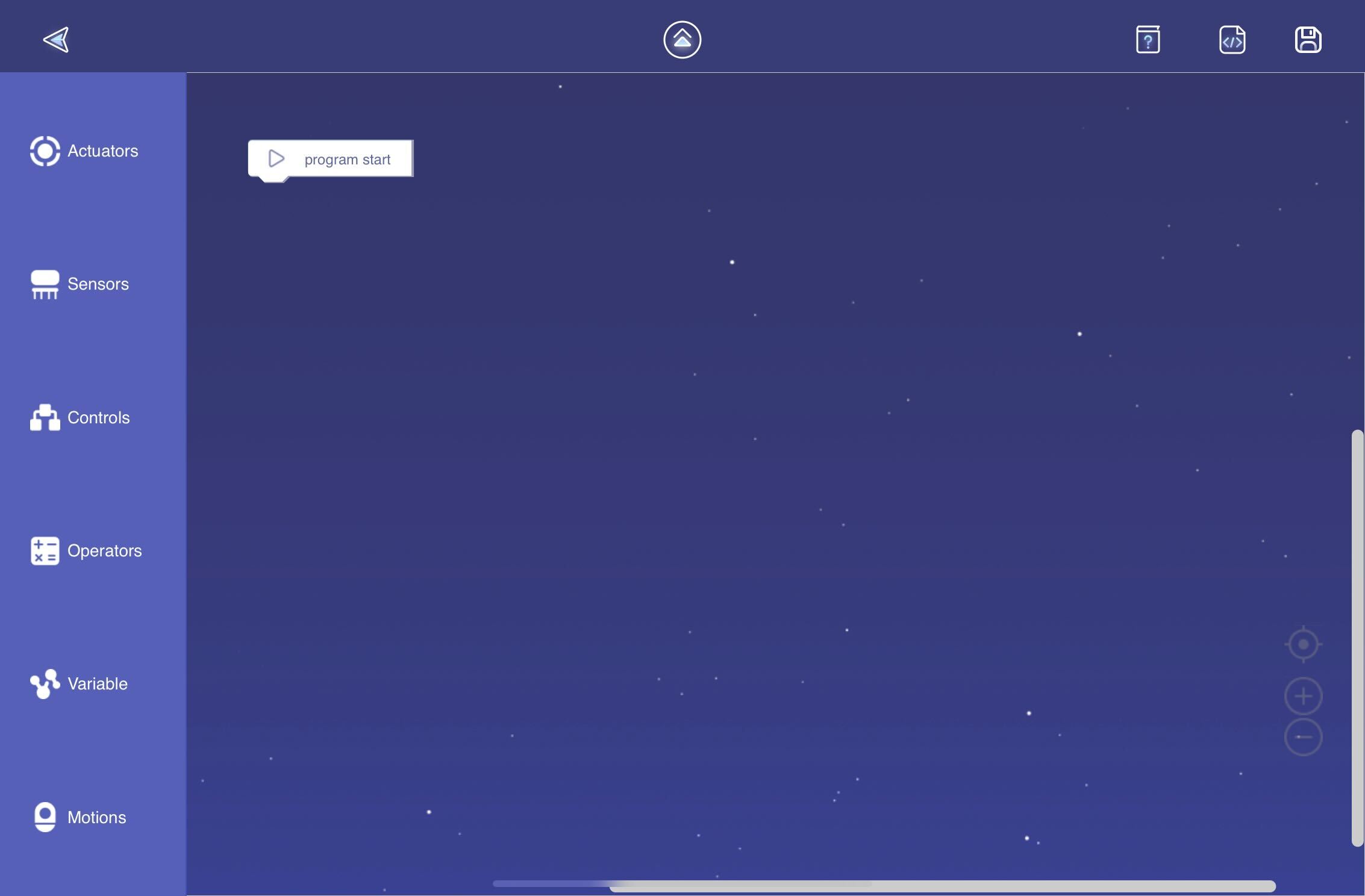 ClicBot blockly interface